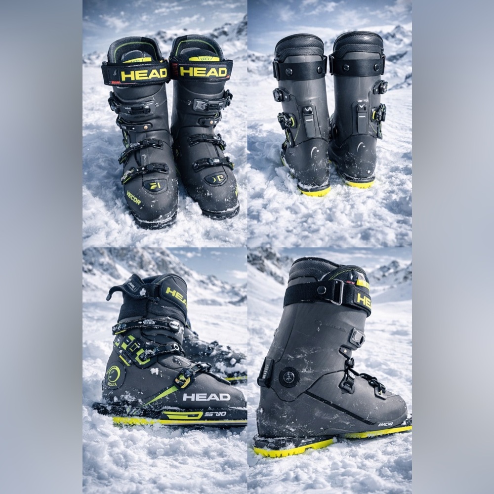 Mondo 25 & 25.5 Men's HEAD Vector All Mountain Ski Boots Stiff Flex